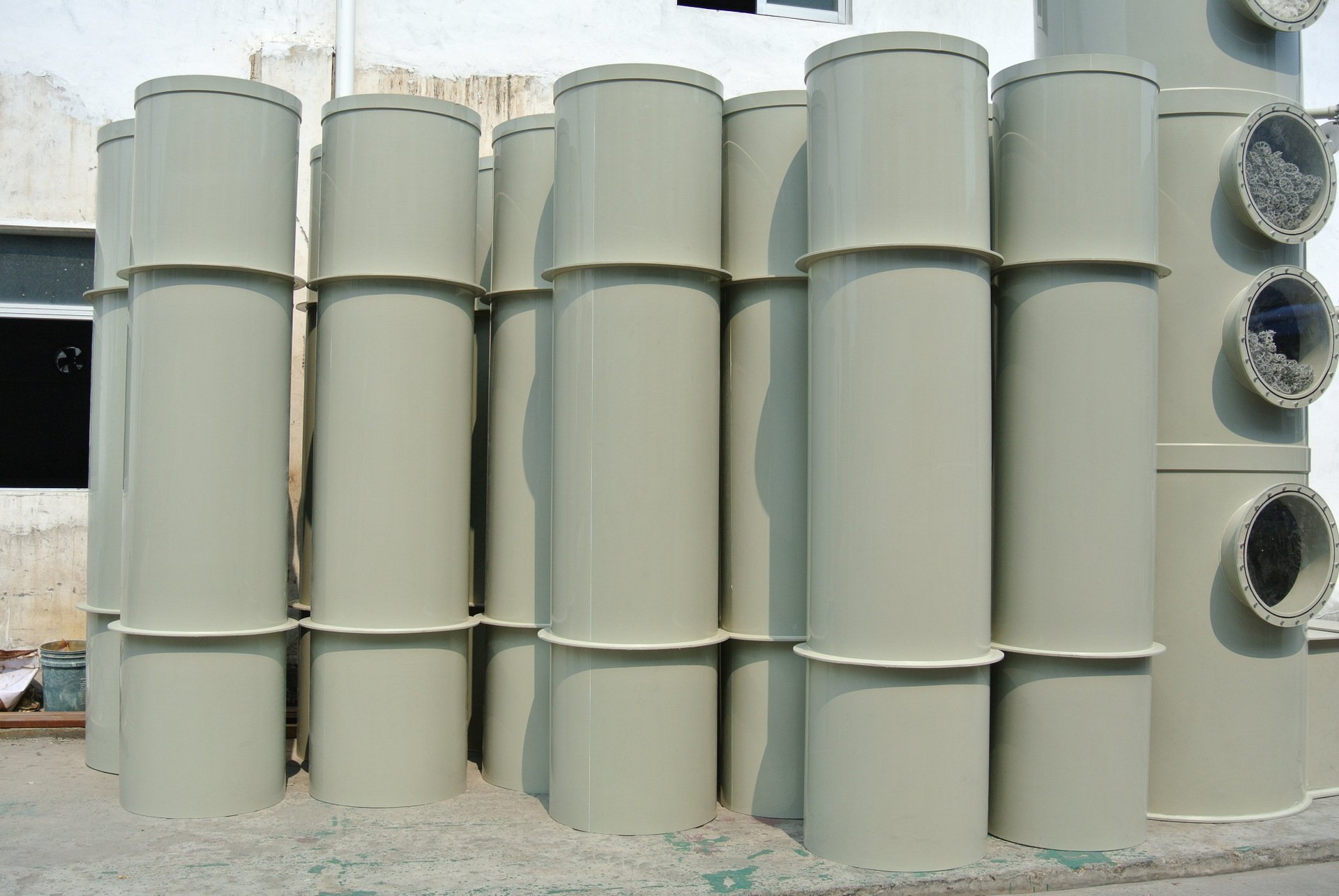 塑料通風方管連接過程中的操作事項